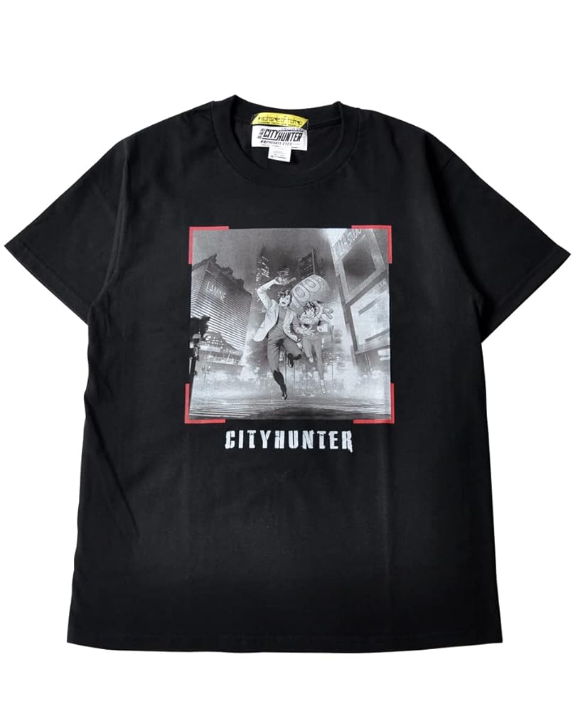 90s USA製 CITY HUNTER 漫画プリント Tシャツ 北条司 劇場版シティーハンター ＜新宿プライベート・アイズ＞』北条司